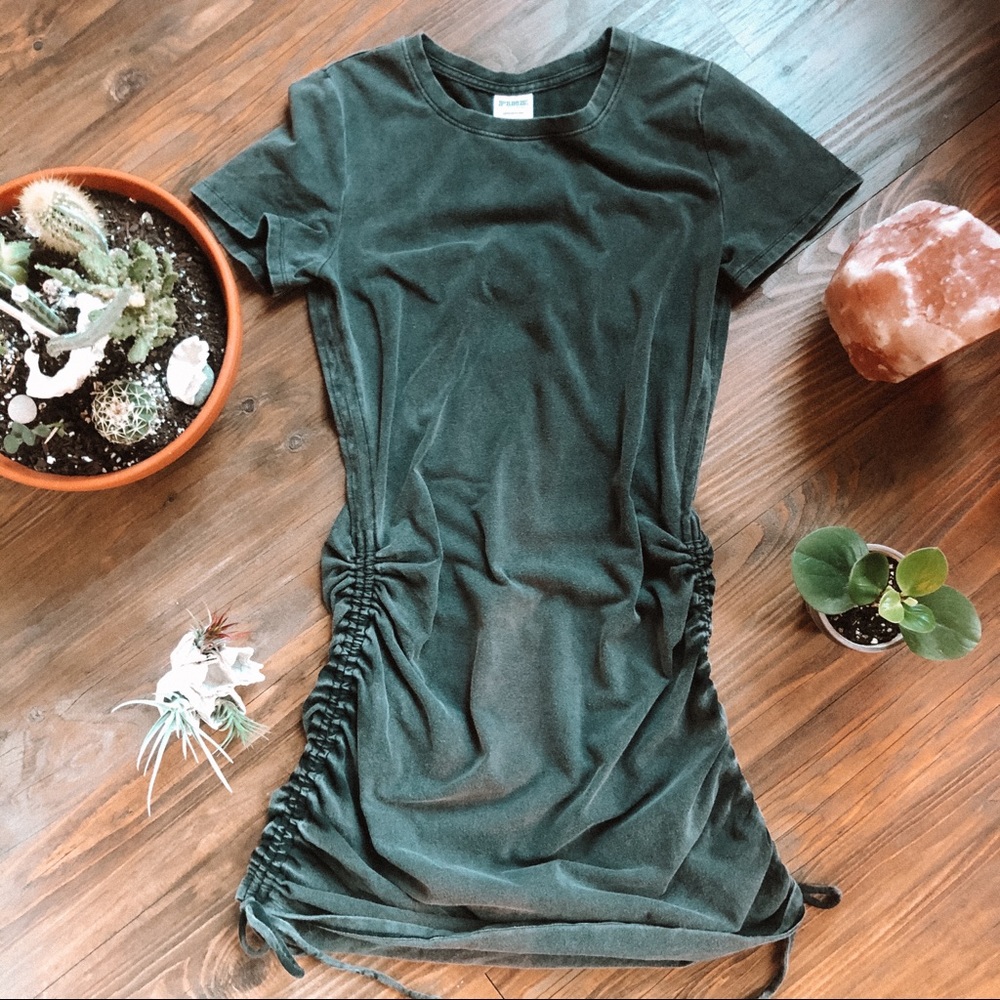 VS PINK ruched side t-shirt dress size small